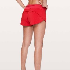 Lululemon Speed Up Short *2.5" Flamenco Red